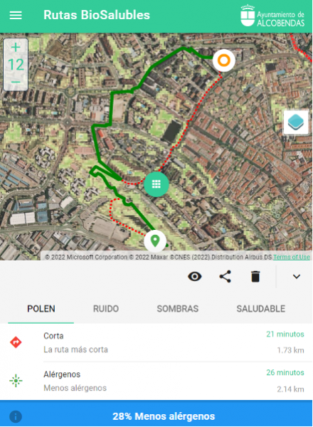 Alcobendas pone en marcha un nuevo servicio interactivo para realizar ‘rutas biosaludables’