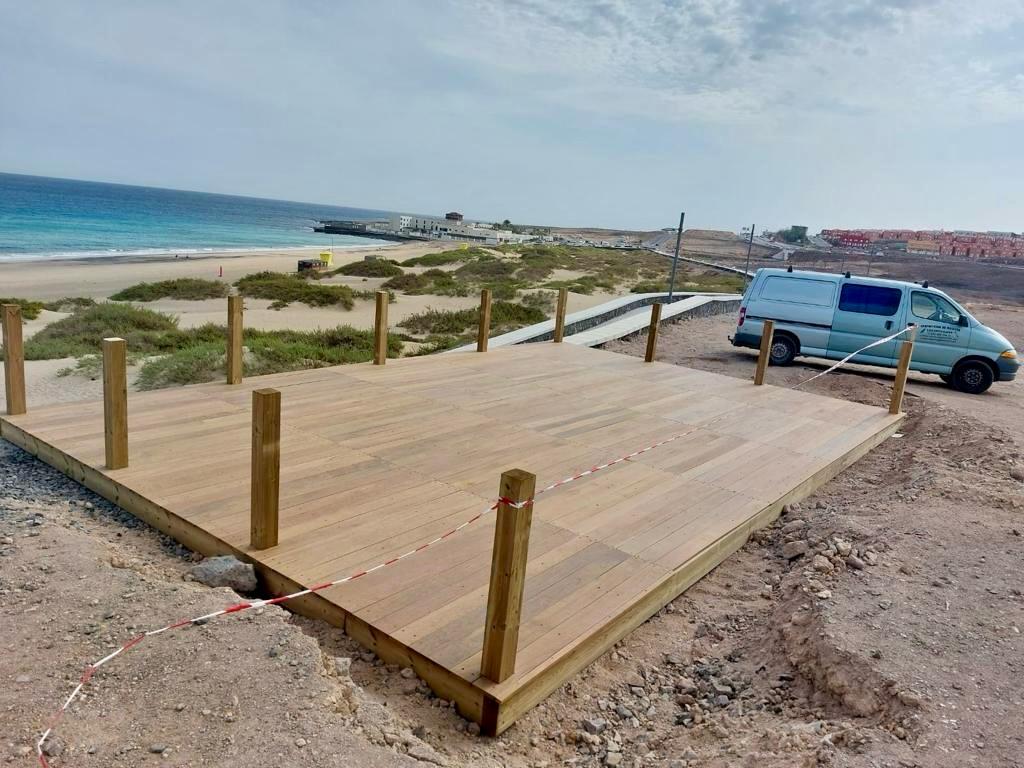 Playa Blanca contará con un nuevo mirador adaptado a personas con movilidad reducida