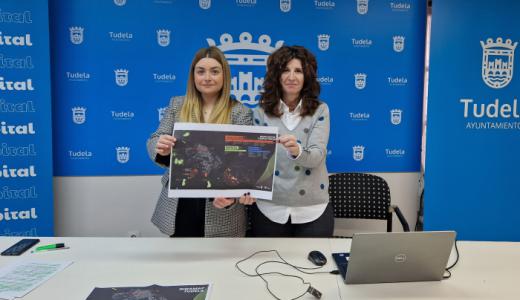 Presentado el nuevo mapa interactivo ‘Giga Map’, con los principales recursos de la ciudad de Tudela