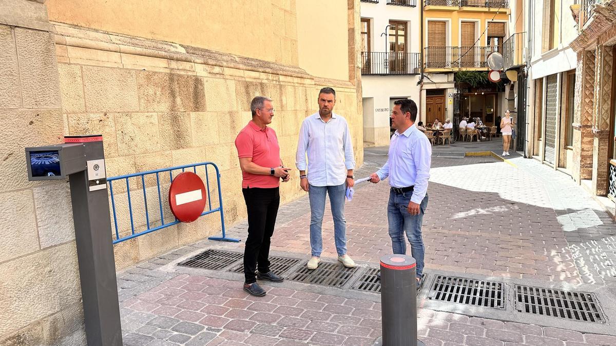 Sistema para la regulación del tráfico y peatonalización parcial del casco histórico de Caravaca