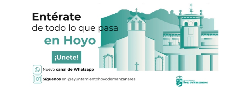 El Ayuntamiento de Hoyo de Manzanares lanza nuevos canales de comunicación en WhatsApp e Instagram