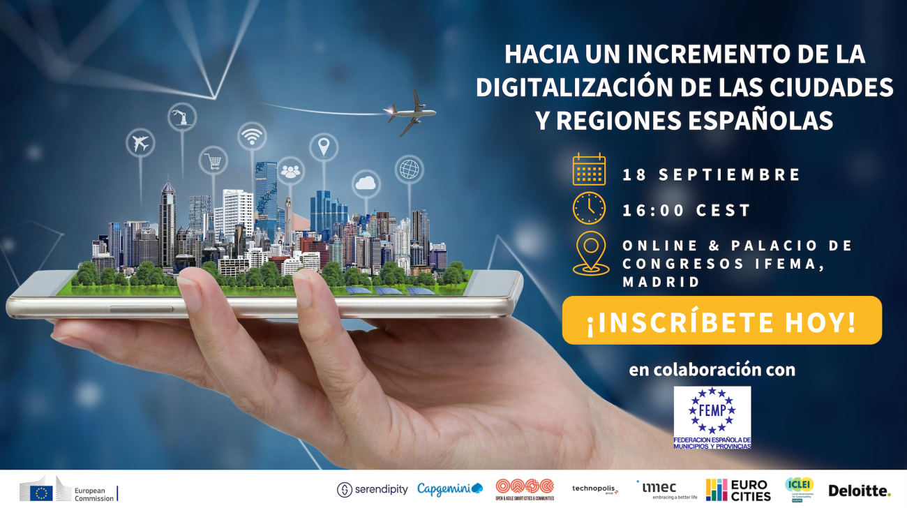 Hacia un incremento de la digitalización de las ciudades y regiones españolas