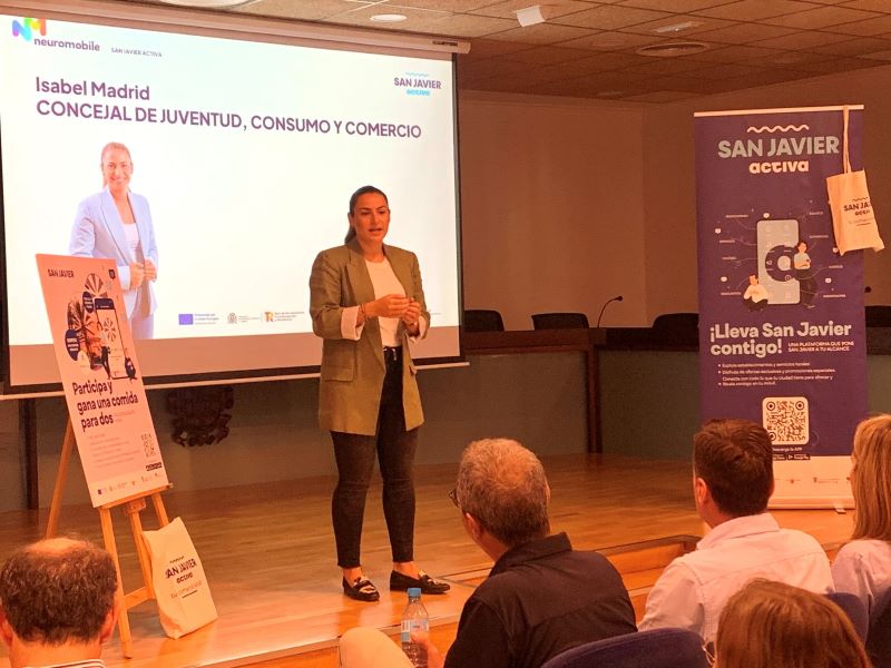 La concejalía de comercio lanza la plataforma «San Javier Activa»