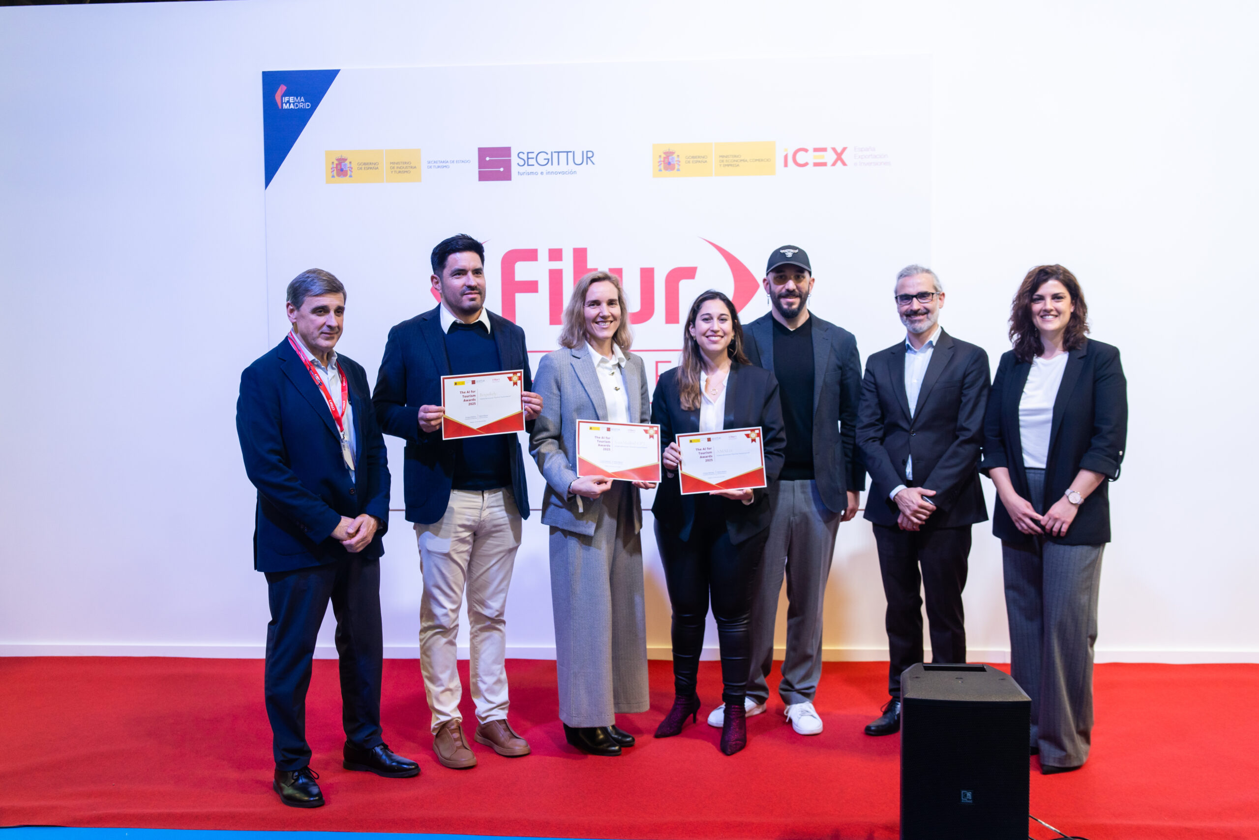 VisitMADRIDGPT gana el concurso “The AI for Tourism Awards 2025” organizado por SEGITTUR y FITUR