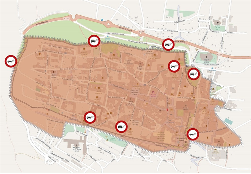 Plataforma de gestión de la Zona de Bajas Emisiones del Ayuntamiento de Ávila